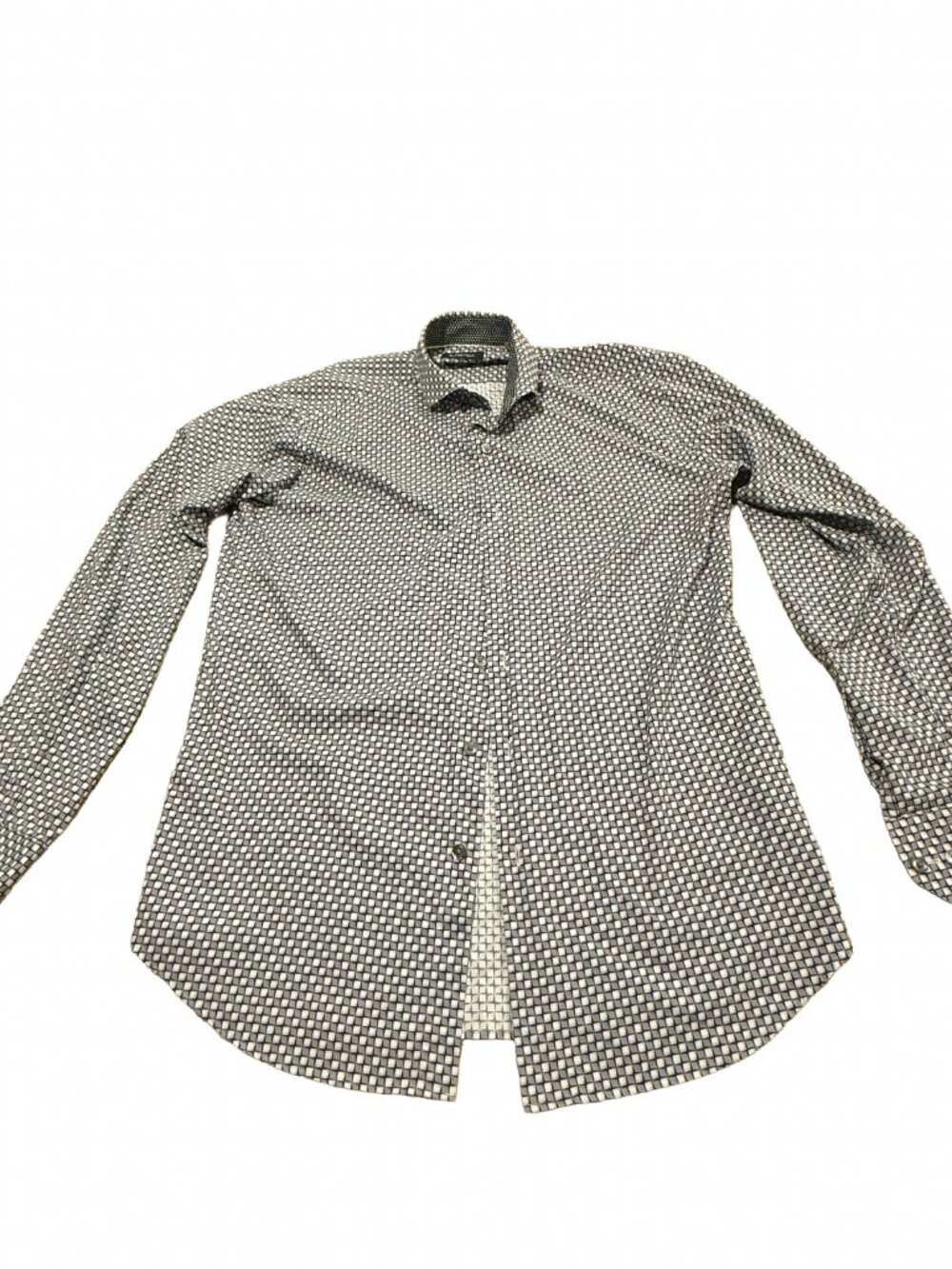 Bugatchi Mens "Shaped Fit" Long Sleeve Button-Down Shirt Medium – AS IS / FLAWS